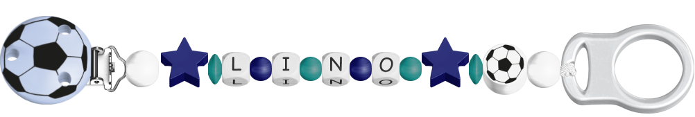 personalisierte Schnullerkette