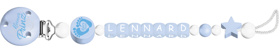 personalisierte Schnullerkette
