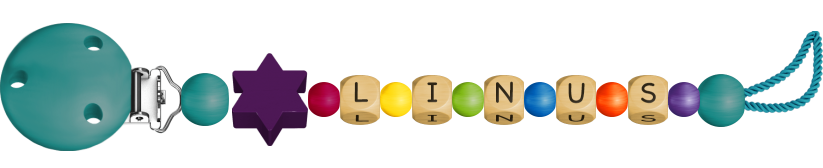 personalisierte Schnullerkette