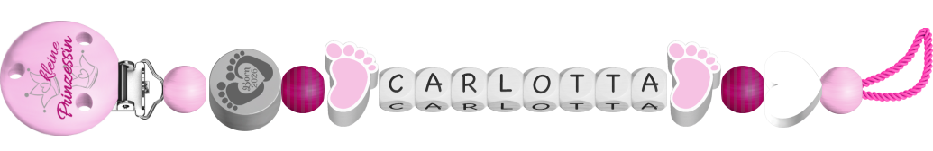 personalisierte Schnullerkette